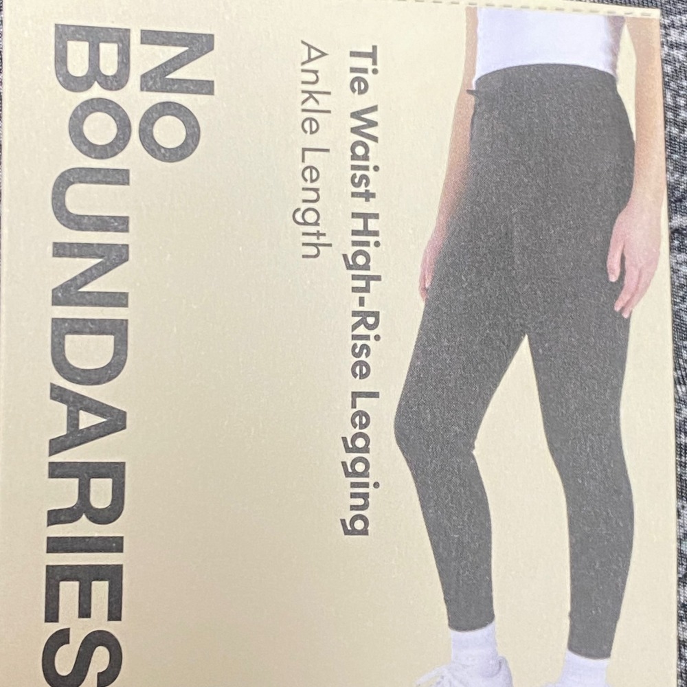 No Boundaries Paco of Two‎ Tie Waist High Rise Legging Ankle Length S/M NWT